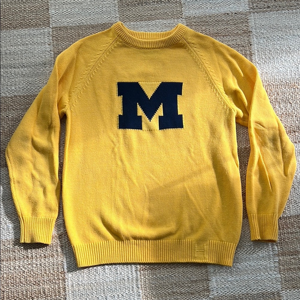 Maize Michigan Sweater - Hillflint